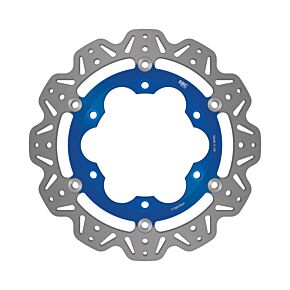 EBC Powersports EBC Powersports EBC 96-01 Triumph Hinckley Adventurer Front Left Vee Floating Blue Rotor - VR629BLU