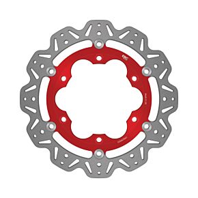 EBC Powersports EBC Powersports EBC 96-01 Triumph Hinckley Adventurer Front Left Vee Floating Red Rotor - VR629RED