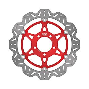 EBC Powersports EBC Powersports EBC 97-03 Suzuki GSX-R 600 Front Left/Right Vee Floating Red Rotor - VR3058RED