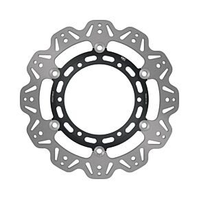EBC Powersports EBC Powersports EBC 97-07 Yamaha YZF 600 R Thundercat Front Left/Right Vee Floating Black Rotor - VR2074BLK