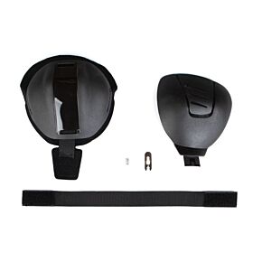 EVS EVS Axis Patella Cup Replacement(Strap/Liner/Left Cup/Hardware) Black - Small/Medium - KBRP-AX-LPC-S/M-KT