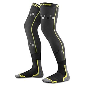 EVS EVS Fusion Sock Combo Black/Hivis - Large/XL - FSN-HIVIZ-L/XL