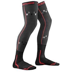 EVS EVS Fusion Sock Combo Black/Red - Youth - FSN-R/BK-Y