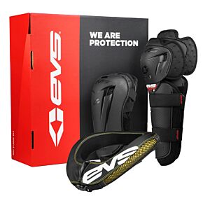 EVS EVS Slam Combo(Option Knee/ Option Elbow/ R2 Collar) Black -Youth - SLAM2-Y