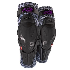 EVS EVS Slayco96 Knee Guard Pair Ghost/Leopard - Large/XL - SLAY96K-LP-L/XL