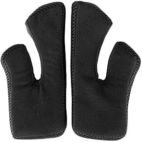 EVS EVS T3 Liner/Cheek Pads Universal Black - Small - HE21T3-LNBK-S