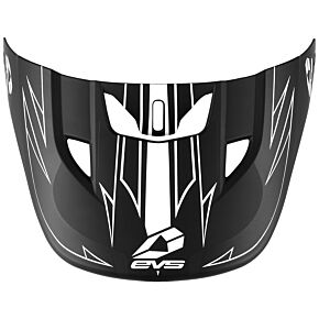 EVS EVS T3 Pinner Helmet Visor - Matte Black - HE21T3P-VSBK