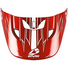 EVS EVS T3 Pinner Helmet Visor - Red - HE21T3P-VSRD