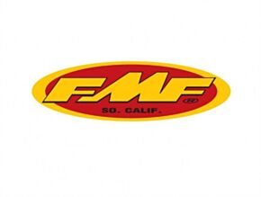 FMF RACING FMF Racing 23In Oval Trailer Sticker (New Yel/Red) (10 Pack) - 012495