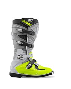 Gaerne Gaerne GXJ Boot Grey/Fluorescent Yellow Size - Youth 5 - 2169-009-5