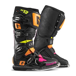 Gaerne Gaerne SG12 Limited Edition Boot Black/Orange/Pink - Size 9 - 2174-108-9