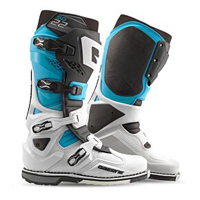 Gaerne Gaerne SG22 Limited Edition Boot White/Black/Light Blue Size - 9.5 - 2262-003-9.5