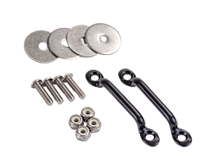 GIANT LOOP Giant Loop Fender Hooks - Black - FH25