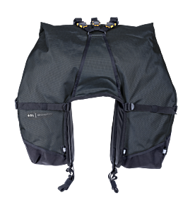 GIANT LOOP Giant Loop Great Basin Saddlebag 68L - Black - GBSB25-B