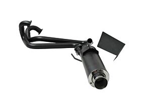 Gibson Gibson 08-12 Polaris Ranger RZR 800 Base Single Exhaust - Black Ceramic - 98002