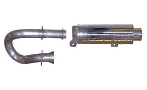 Gibson Gibson 11-13 Yamaha YXR700F Rhino 700 FI Base Single Exhaust - Stainless - 96010