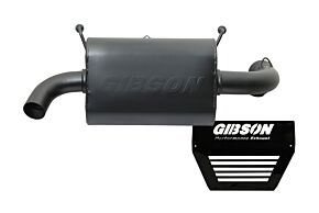 Gibson Gibson 16-18 Polaris RZR XP Turbo EPS Base 2.25in Single Exhaust - Black Ceramic - 98028