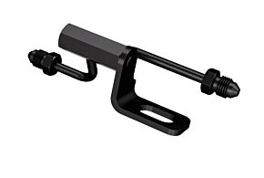 Goodridge Goodridge 07-11 Harley-Davidson Softail Models Rear Brake Switch Holder - Black - PMCHD-021ZBK