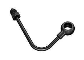 Goodridge Goodridge 11-17 Harley-Davidson Softail Models Front ABS Banjo Adaptor - Black - PMCHD-030ZBK