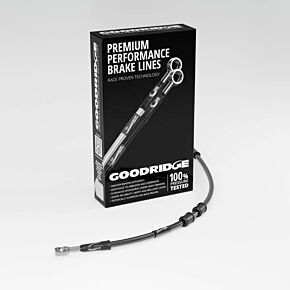 Goodridge Goodridge 17-20 HD FLH CVO Multi Model -2in Clutch Line Kit - Black - HD2104-1CC-BK-2