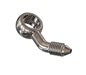 Goodridge Goodridge 45 Deg Banjo Adaptor compound left for 3/8 or M10 Bolt - PB594L-03C