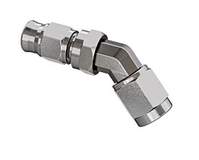 Goodridge Goodridge 45 Deg Forged Swivel Female for AN3 Fittings - P6645-03C