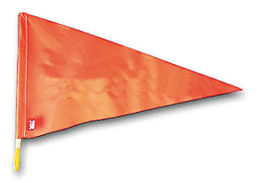 Hardline Hardline ATV/UTV Safety Flag 7 ft. - Orange - F-1