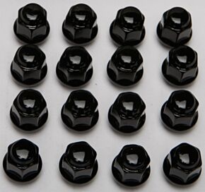 Itp ITP Lug Nut (Box) - 10mm Taper - Black - BLUG11BX