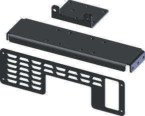 KFI KFI 01-09 Polaris Ranger 400-700 Full-Size Winch Multi Mount Kit - 100563K