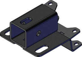 KFI KFI 02+ Honda TRX520 Recon 2 in. Receiver Hitch Rear - 102035