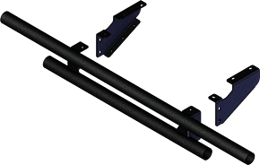 KFI KFI 03-13 Yamaha Rhino 450-700 Double Tube Rear Bumper - 101625