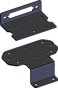 KFI KFI 06-13 Yamaha Rhino 450-700 4x4 Winch Mount - 102550