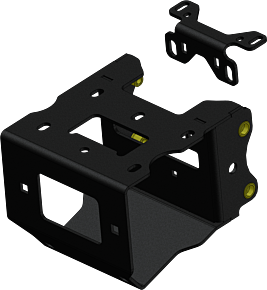 KFI KFI 09+ Polaris Sportsman 400-1000/ 13+ Scrambler 850-1000 XP Winch Mount - 101840