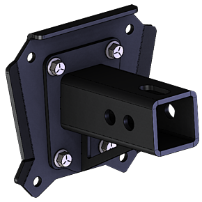 KFI KFI 14-17 Polaris RZR XP 1000/ 4/ 16-17 RZR XP Turbo/ 4 w/ 10 mm. Bolt 2 in. Receiver Hitch Rear - 101200