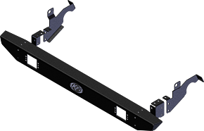 KFI KFI 14+ Honda Pioneer 700/ 4 Bumper Rear Formed - 101570
