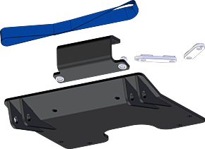KFI KFI 14+ Kawasaki Teryx 800/ 4/ 08-13 Teryx 750/ 4 UTV Plow Mount - 105250