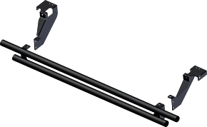 KFI KFI 15+ Kawasaki Mule PRO 820-1000 Double Tube Rear Bumper - 101800