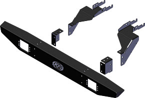 KFI KFI 16-20 Polaris General 1000/ 4/ XP/ XP 4 Bumper Rear Formed - 101880