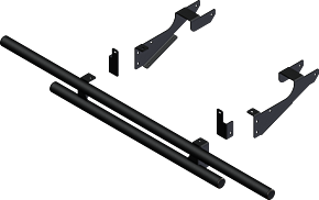 KFI KFI 16+ Polaris Ranger 570 Crew Full-Size Double Tube Rear Bumper - 101850