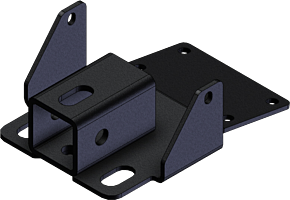 KFI KFI 17-23 Kawasaki Mule 400 SX/ 05-16 Mule 610 2 in. Receiver Hitch Rear - 101820
