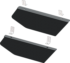 KFI KFI 20-25 Honda Talon1000-4 Rear Lower Door Panel Kit Black - 101845