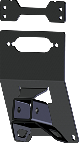 KFI KFI 22+ Polaris Ranger Pro XD/ Ranger SP 570 2 in. Receiver Hitch Front Lower - 102005