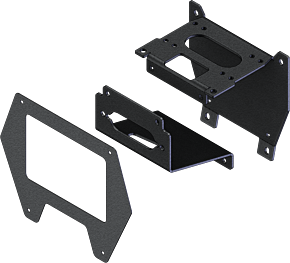 KFI KFI 22+ Polaris RZR PRO R/ 4/ RZR Turbo R/4 Winch Mount - 102050