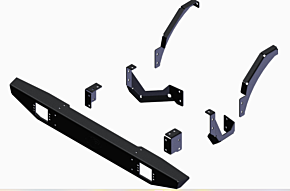 KFI KFI 24+ Polaris Xpedition ADV/ 5/ XP Bumper Rear Formed - 102105