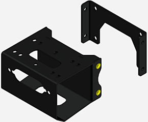 KFI KFI 24+ Polaris Xpedition ADV/5/ XP/5 Winch Mount - 102150