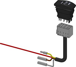 KFI KFI Actuator Backlit Dash Rocker Switch - ACT-BLDRS-K