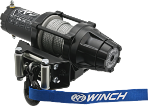 KFI KFI Assault Series Winch 3500 lbs. - Metal Cable - AM-35