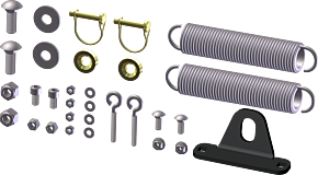 KFI KFI ATV Plow Tube Hardware Kit - 105150-R