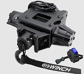 KFI KFI Polaris ATV Plug-N-Play Winch 3500 lbs. - Synthetic Cable - ASP-35