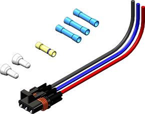 KFI KFI Polaris Wire 3 Pin Harness - 101505